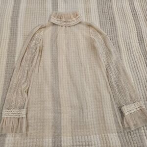 Vintage Tule Lace Blouse